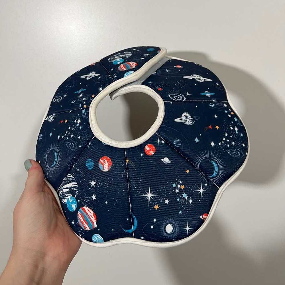 Soft Cone Collar for Small Cat - Space Design (Works like plastic cone)